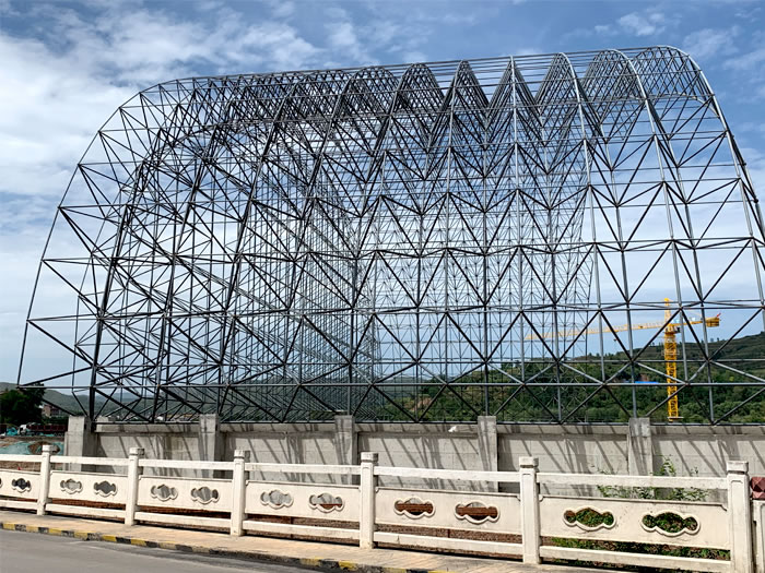保定山寨矿储煤棚网架